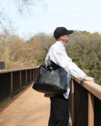 Oval 2way Bag M Black | Work | PROOF OF GUILD / プルーフオブ