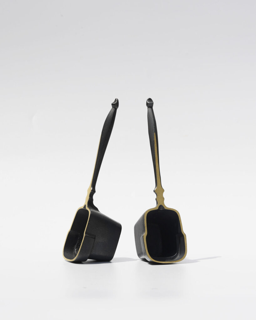 coffee measuring spoon black & brass | コーヒーメジャースプーン ブラック＆ブラスカラー