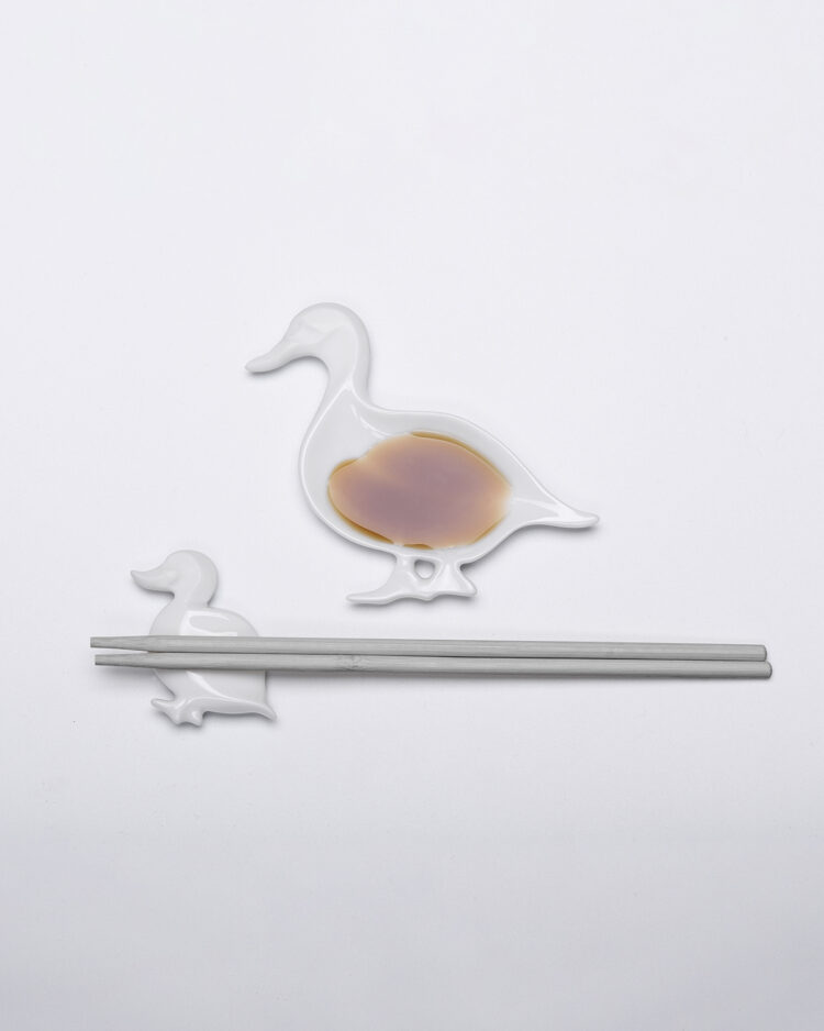 Duck Plate & Rest | カモの豆皿と箸置