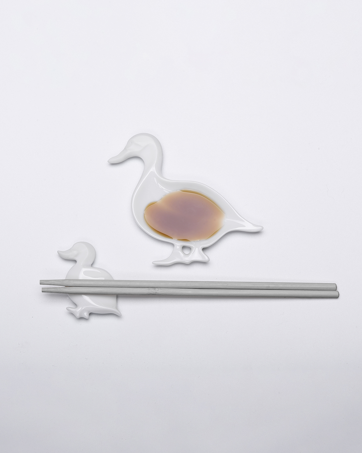 Duck Plate & Rest | カモの豆皿と箸置