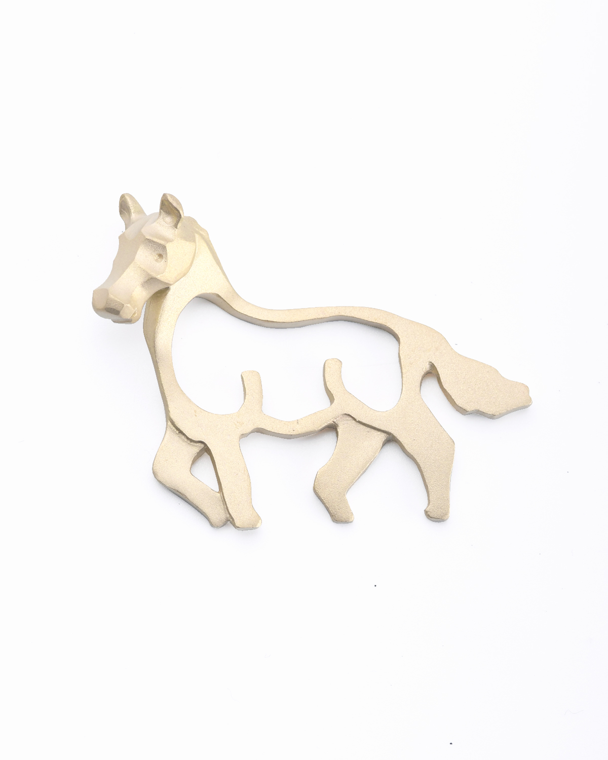 馬モチーフのキーホルダー|素材は真鍮を使用しています